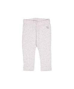 VacVac - Leggings "CARLET", light grey melange, Biobaumwolle GOTS