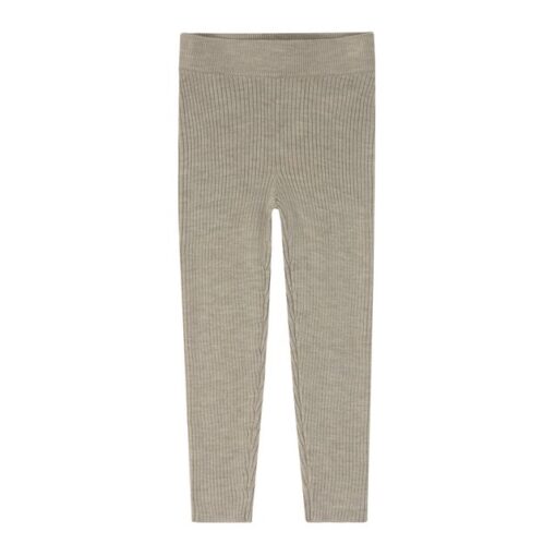 FUB - Leggings oat melange, Merinowolle