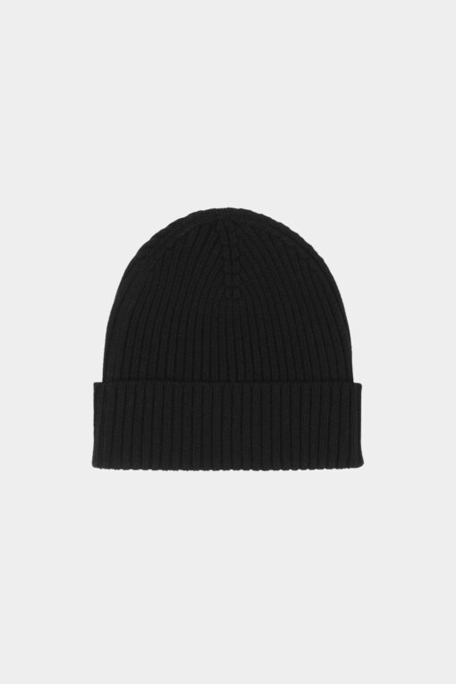 FUB - Beanie, black, Merinowolle – Bild 2