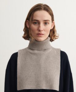 FUB - Neckwarmer, oat melange, Merinowolle