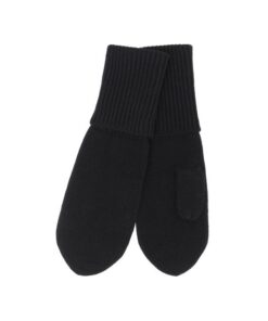 FUB - Handschuhe Fäustlinge, black, Merinowolle