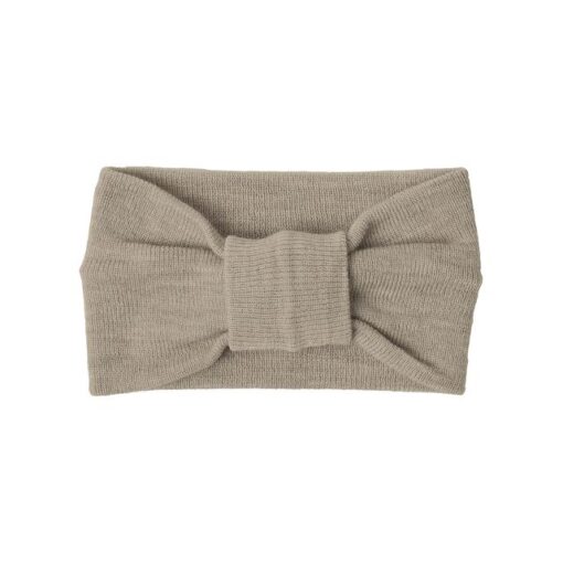 FUB - Stirnband, oat melange, Merinowolle