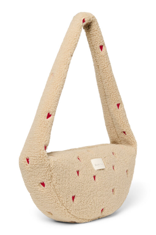 Teddy Hearts Mini Cross Body Bag, Ecru – Bild 2