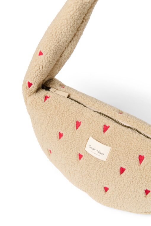 Teddy Hearts Mini Cross Body Bag, Ecru – Bild 5