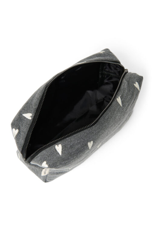 Studio Noos - Pouch "GREY DENIM HEARTS" – Bild 3