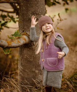 Alwero - Bodywarmer Alpen Junior, Biowolle, LILLY