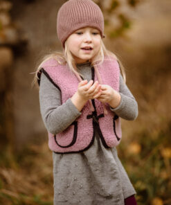 Alwero - Bodywarmer "Alpen 2.0" Junior, Biowolle, Venetian Pink, ultra light