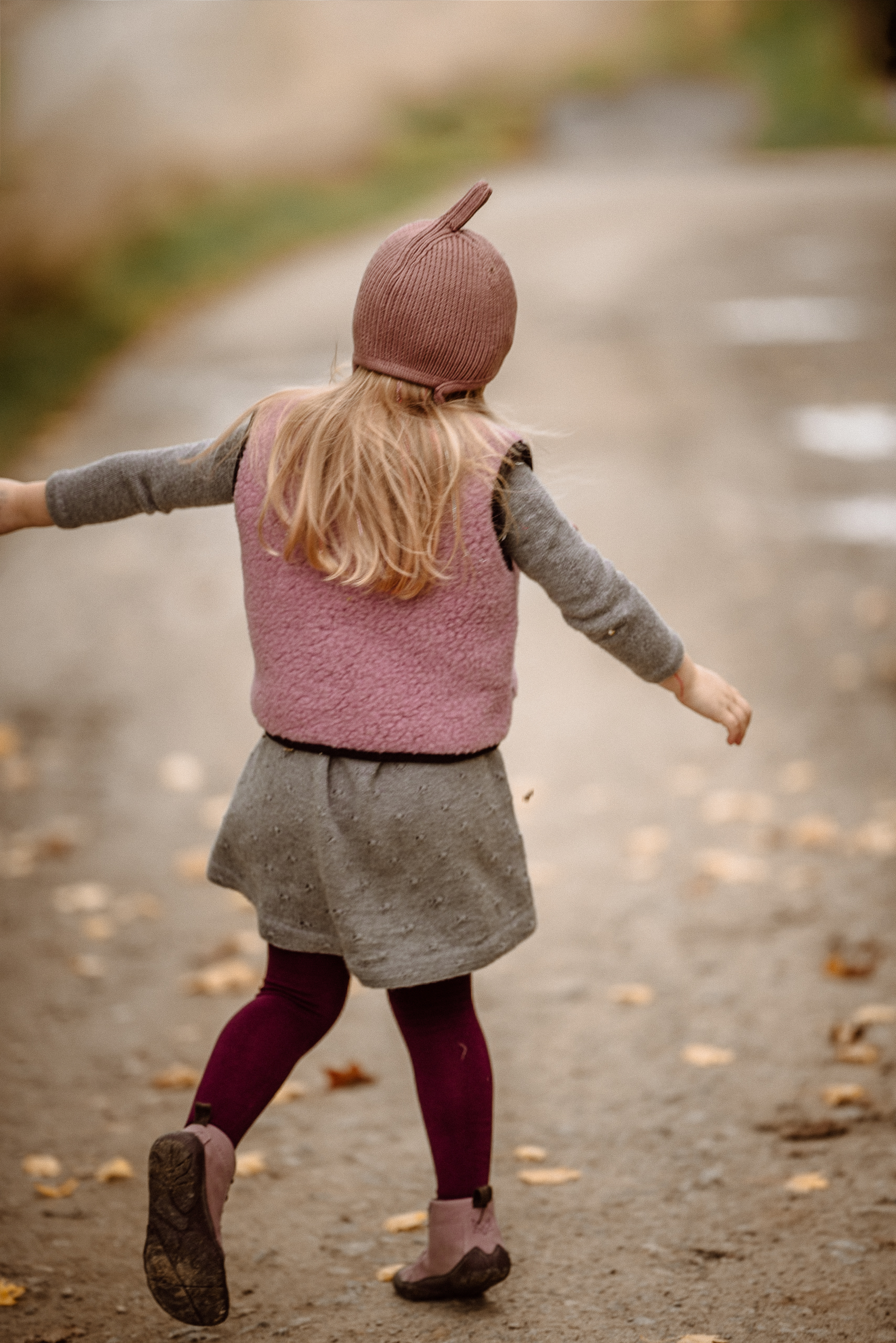 Alwero - Bodywarmer "Alpen 2.0" Junior, Biowolle, Venetian Pink, ultra light – Bild 6