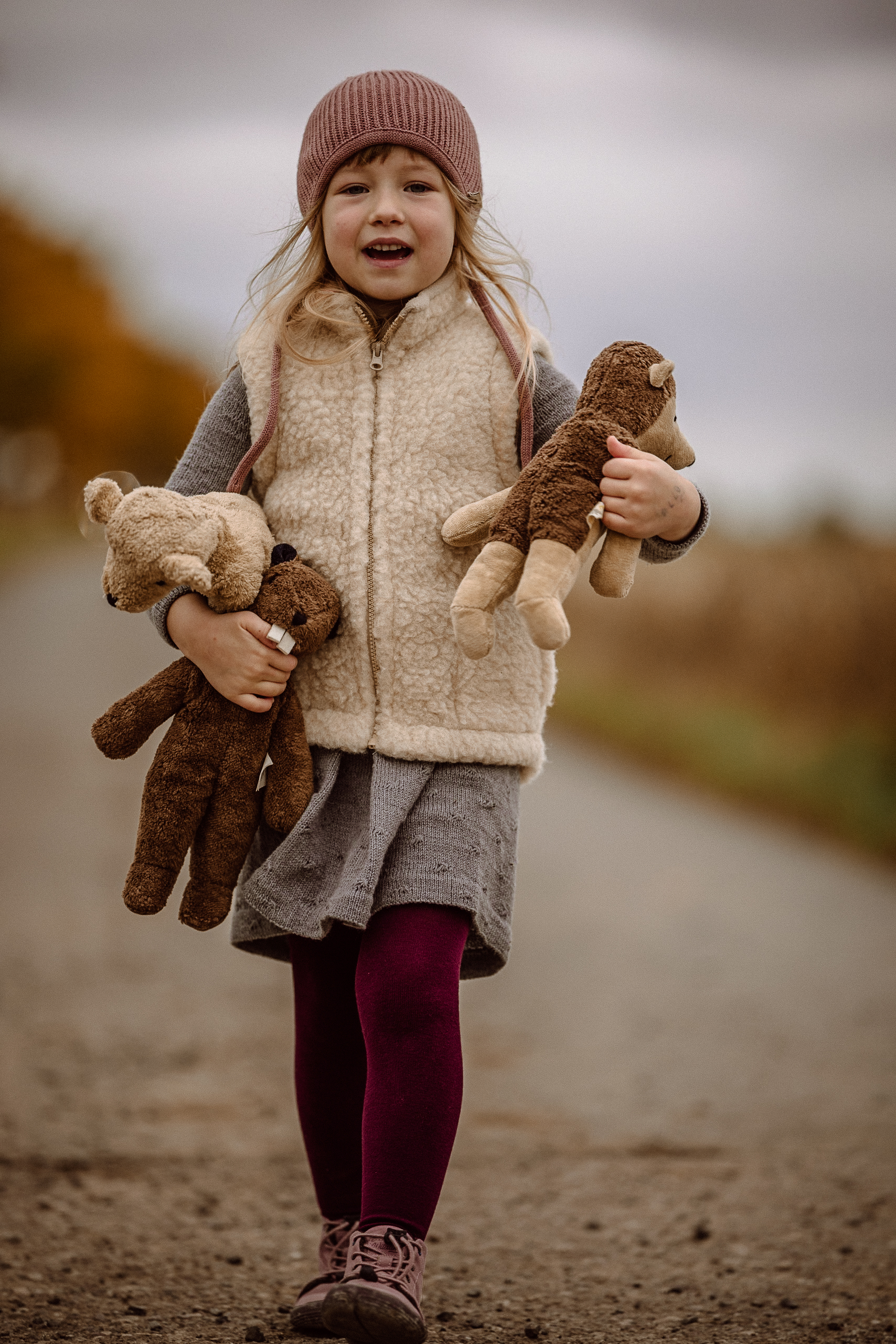 Alwero - Bodywarmer WALKES Junior, Biowolle, Beige