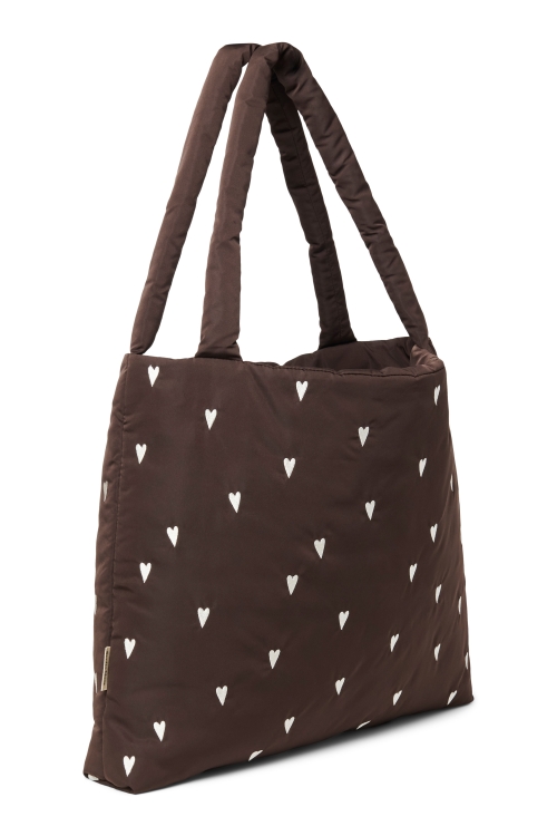 Studio Noos - Mom Bag 'Puffy Brown Hearts' – Bild 3