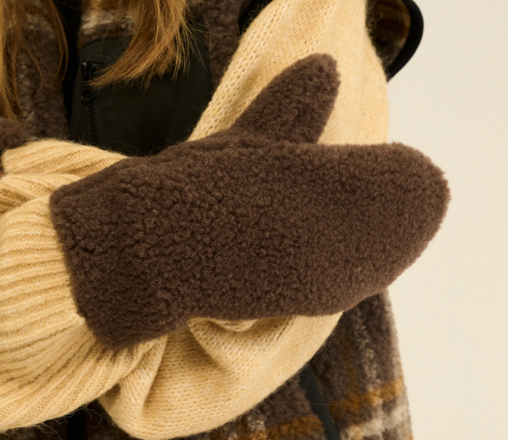 Alwero - Handschuhe, GULLY Adult, CHOCOLATE MARTINI, Biowolle