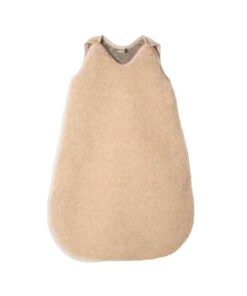 Alwero - Schlafsack ärmellos, Biowolle, SANDY BROWN