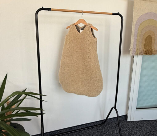 Alwero - Schlafsack ärmellos, SANDY BROWN, Biowolle – Bild 2