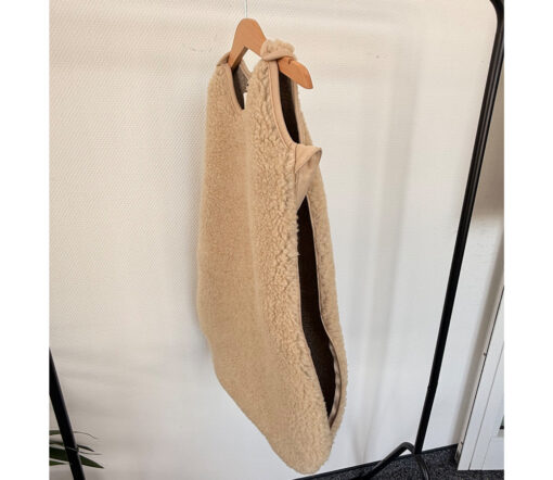 Alwero - Schlafsack ärmellos, SANDY BROWN, Biowolle – Bild 3