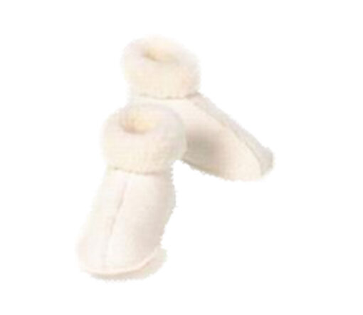 Alwero - Hausschuhe, Booties OLY, Natur, Biowolle