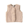 Alwero - Bodywarmer "PO" Adult, Biowolle, SAND BROWN, ultra light