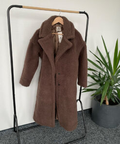Alwero - Mantel "TEDDY MAX" Adult,  CHOCOLATE MARTINI, Biowolle Ultra Light