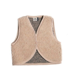 Alwero - Bodywarmer LULU, ultra light, Biowolle, Sand Brown
