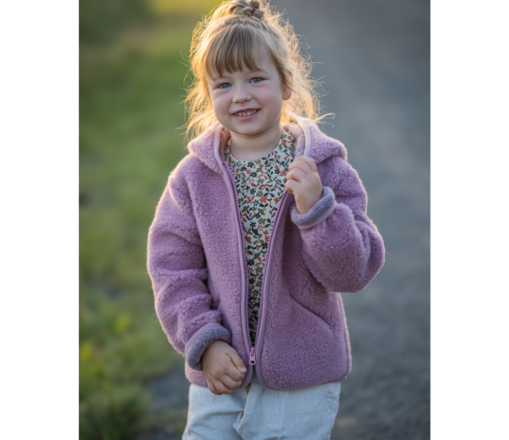 Alwero - Übergangsjacke "YPOS" Junior, Biowolle, VENETIAN PINK, ultra light – Bild 4