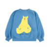 BOBO CHOSES - Sweatshirt "HUG ME BEAR", light blue, Biobaumwolle