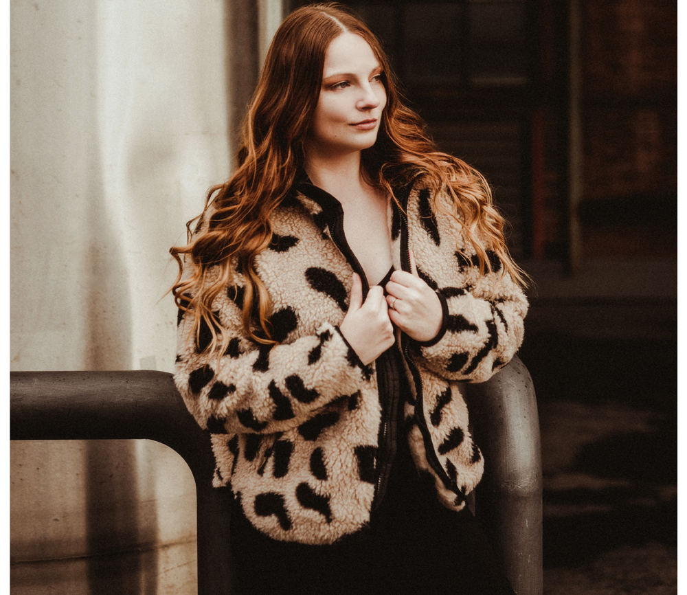 Alwero - Teddy Wolljacke "LEO", Gepard, Biowolle – Bild 5