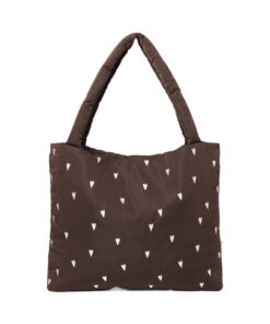Studio Noos - Mom Bag 'Puffy Brown Hearts'