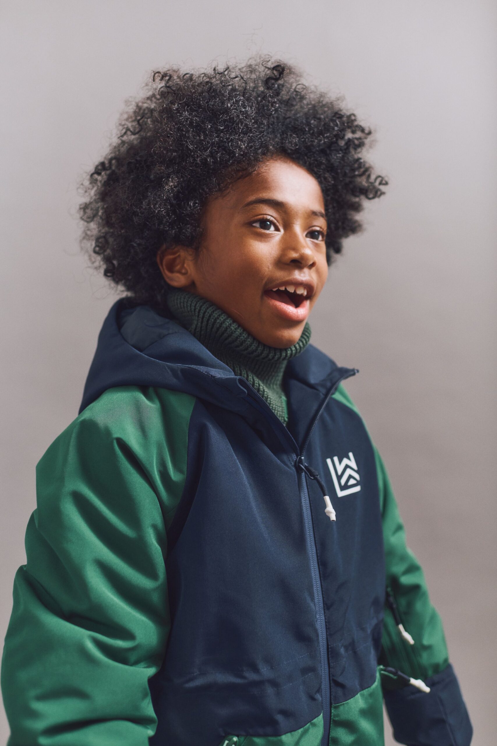 Liewood - Rundschal "Mathias", Hunter Green, Bio Baumwolle – Bild 2