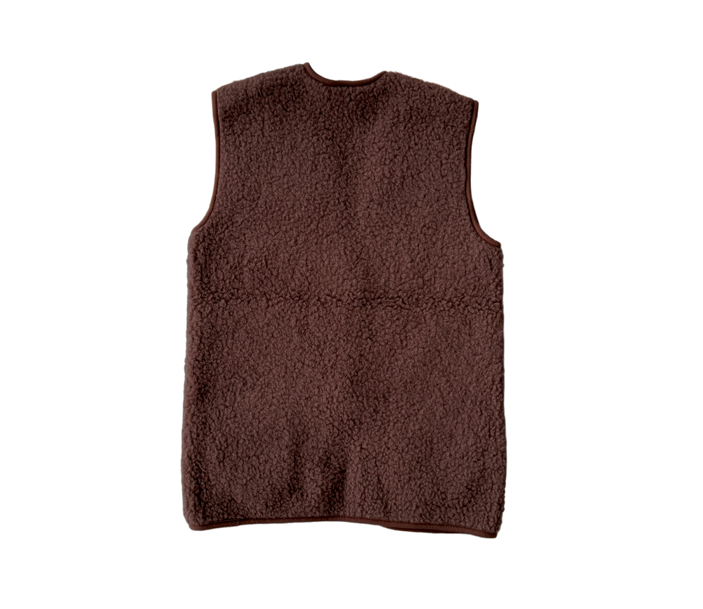 Alwero - Bodywarmer "Alpen 3.0" Adult, Biowolle, Chocolate Martini, ultra light – Bild 3