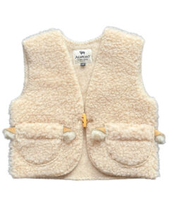 Alwero - Bodywarmer "ALPI", Biowolle, Sand Brown, ultra light