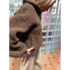 Alwero - Jacke BLANCS, Oversize, CHOCOLATE MARTINI, Biowolle