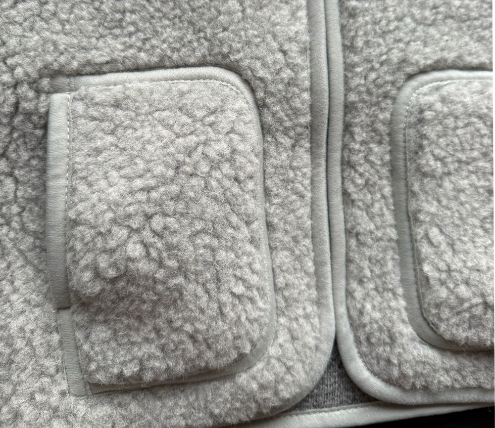 Alwero - Bodywarmer RUDI Junior, Silver, Biowolle – Bild 2