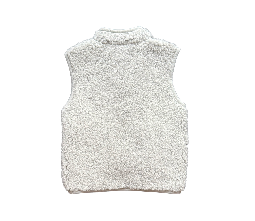 Alwero - Bodywarmer RUDI Junior, Silver, Biowolle – Bild 3