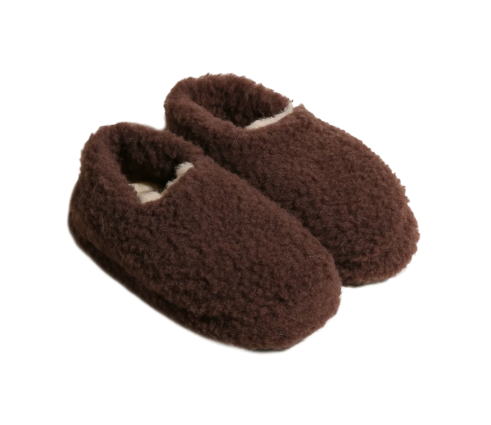 Alwero - Hausschuhe, SIBERS, Adult, Chocolate Martini, Biowolle