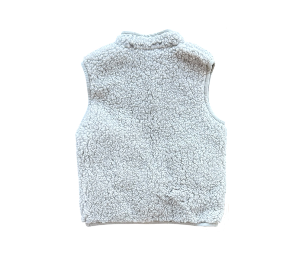 Alwero - Bodywarmer RUDI Junior, Silver, Biowolle ultra light – Bild 3