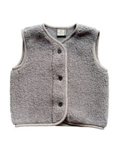 Alwero - Bodywarmer "TYB" Junior, Biowolle, Anthracite, ultra light