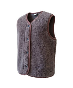 Alwero - Bodywarmer "TYB" Junior, Biowolle, Chocolate Martini, ultra light