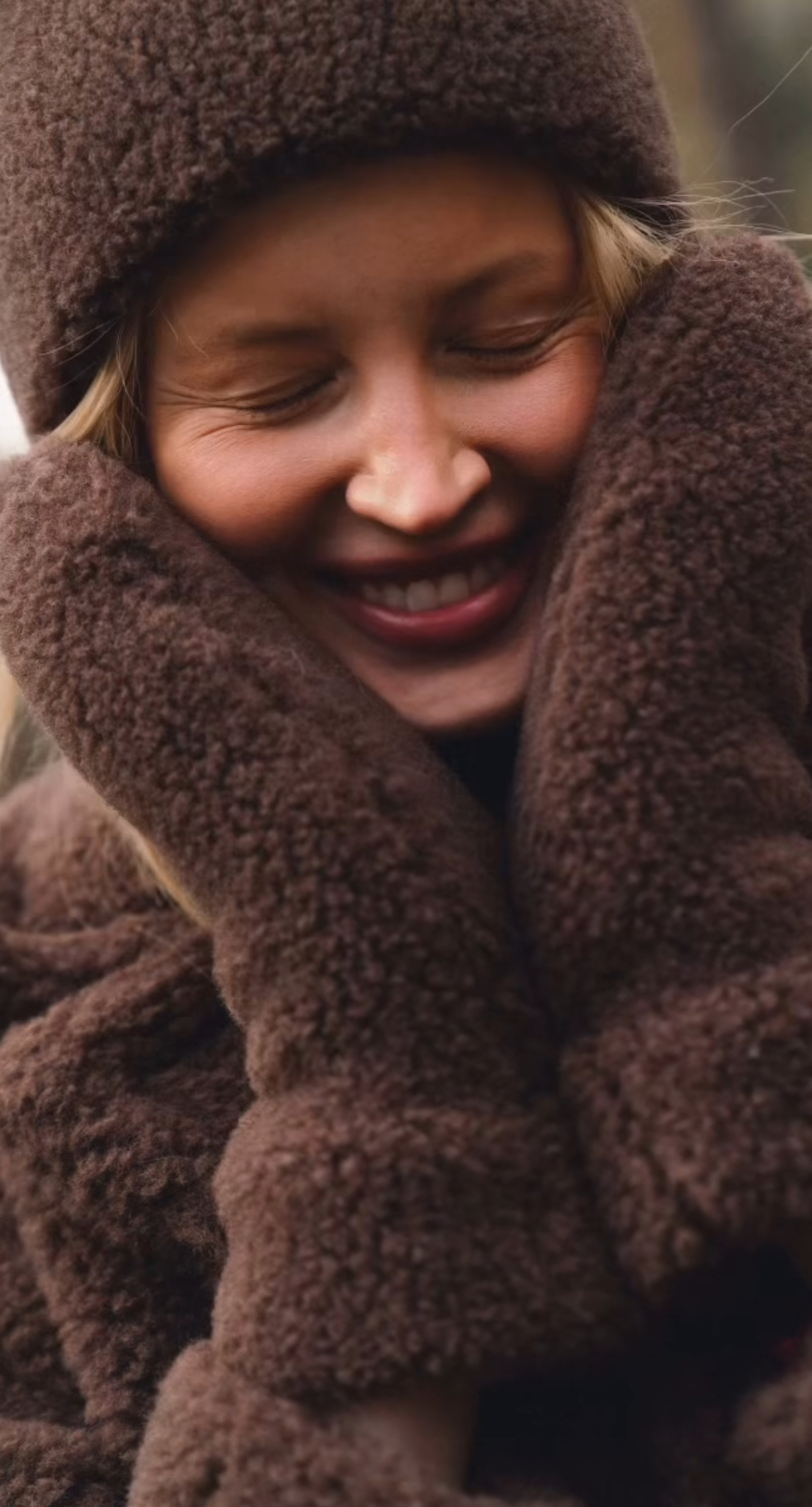 Alwero - Handschuhe, GULLY Adult, CHOCOLATE MARTINI, Biowolle – Bild 4