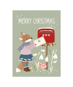 Nellie&Finn – Weihnachtskarte „Fuchs Merry Christmas“