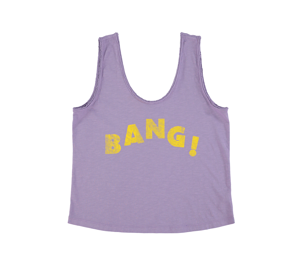 Sisters Department - Tank Top, "BANG", purple