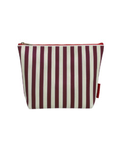 StickySis - Kosmetiktasche "Knitted stripes", mist + fig
