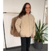 Alwero - Jacke BOMBER 2.0, Sand Brown, Biowolle, ultra light