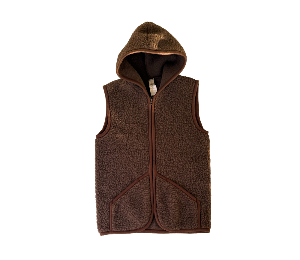 Alwero - Bodywarmer "Everest" Adult, Biowolle, CHOCOLATE MARTINI, Unisex