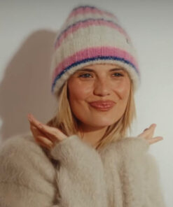 Alwero - Mütze, 'FLUFF', Pink/Natural