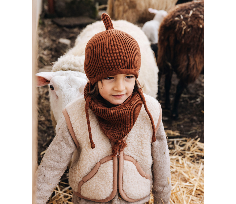 Alwero - Bodywarmer CARPATHIAN, Biowolle, BEIGE – Bild 5