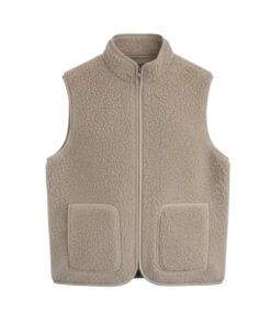 Alwero - Bodywarmer RUDI Adult, Sand Brown, Biowolle ultra light