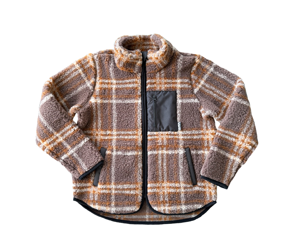 Alwero - Jacke SHERPA, SCOTCH COLD BROWN, MEN, Biowolle, ultra leicht