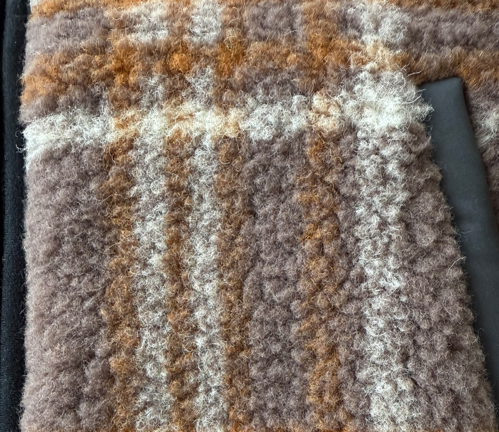 Alwero - Jacke SHERPA, SCOTCH COLD BROWN, Biowolle, ultra leicht – Bild 5