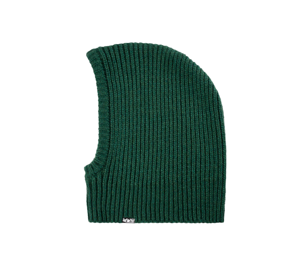 Alwero - Balaclava UF, DARK GREEN, Wollemix – Bild 2