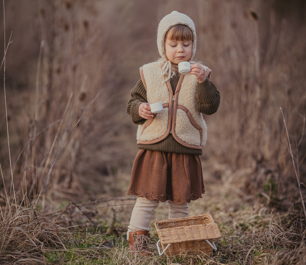 Alwero - Bodywarmer CARPATHIAN, Biowolle, BEIGE – Bild 6