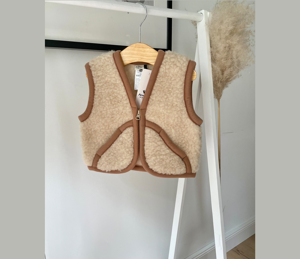 Alwero - Bodywarmer CARPATHIAN, Biowolle, BEIGE – Bild 3